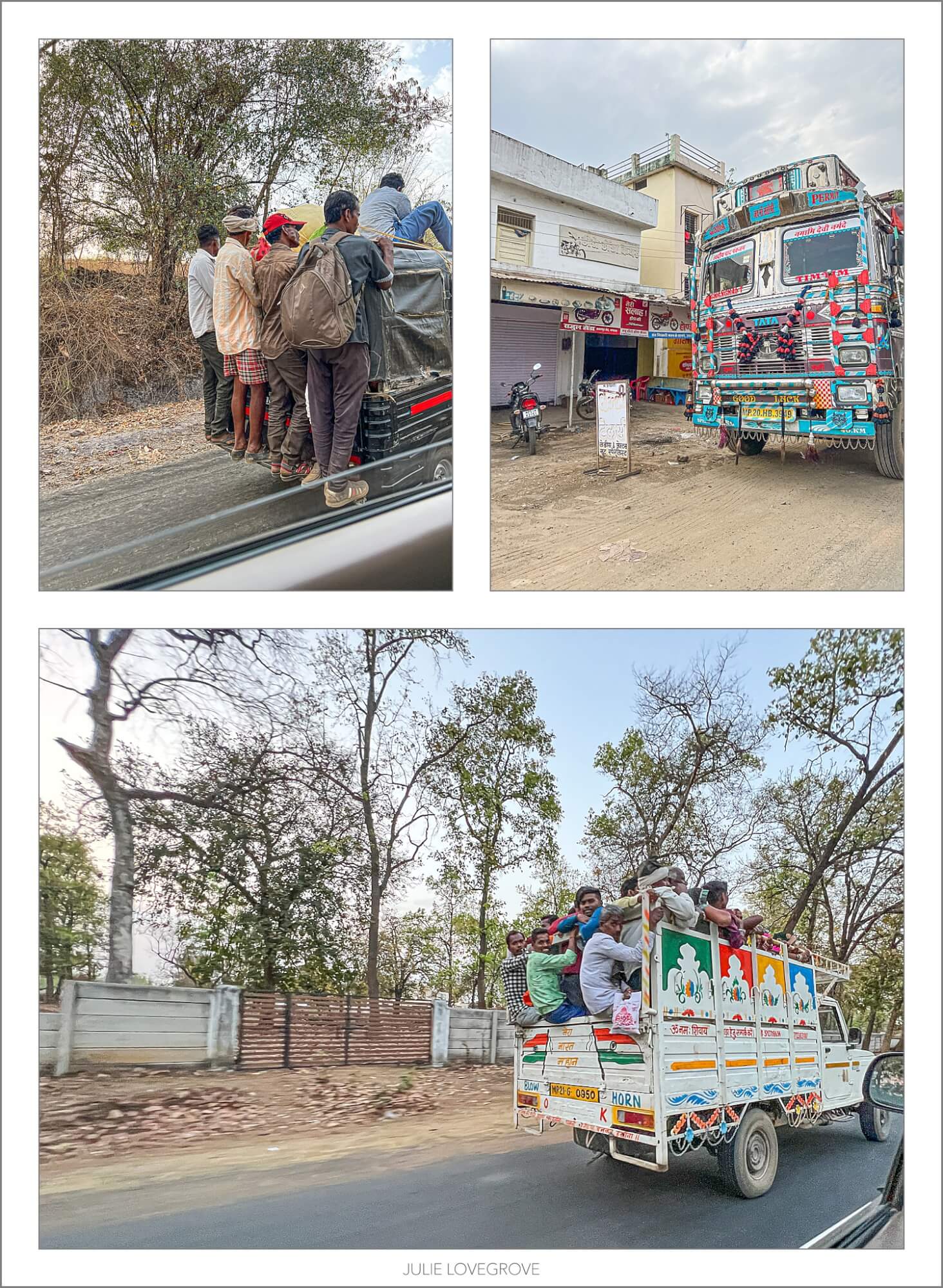 , India. Part 4.  Rural street life.