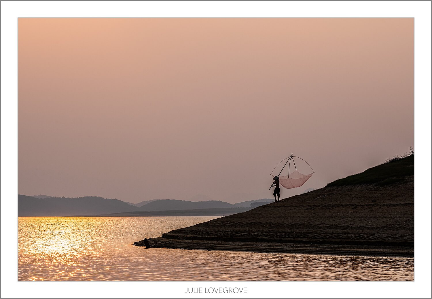 , Vietnam 2023. Sunset/Sunrise on the lake