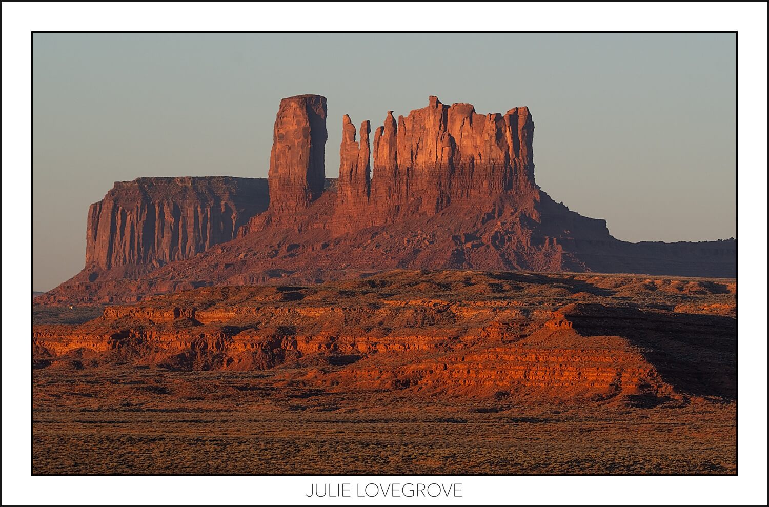 Monument Valley early in the morning.