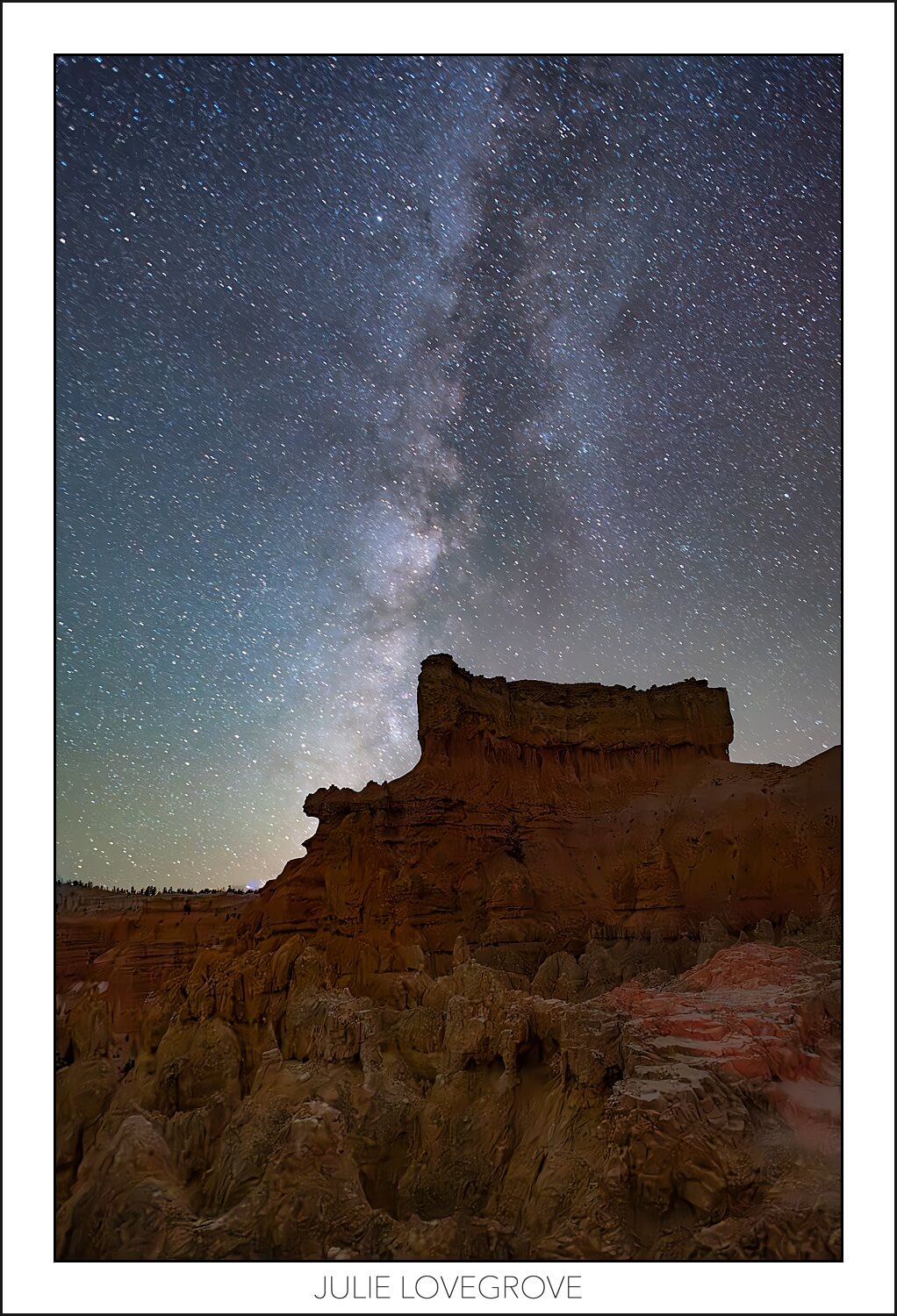 The Milky Way over Bryce Canyon